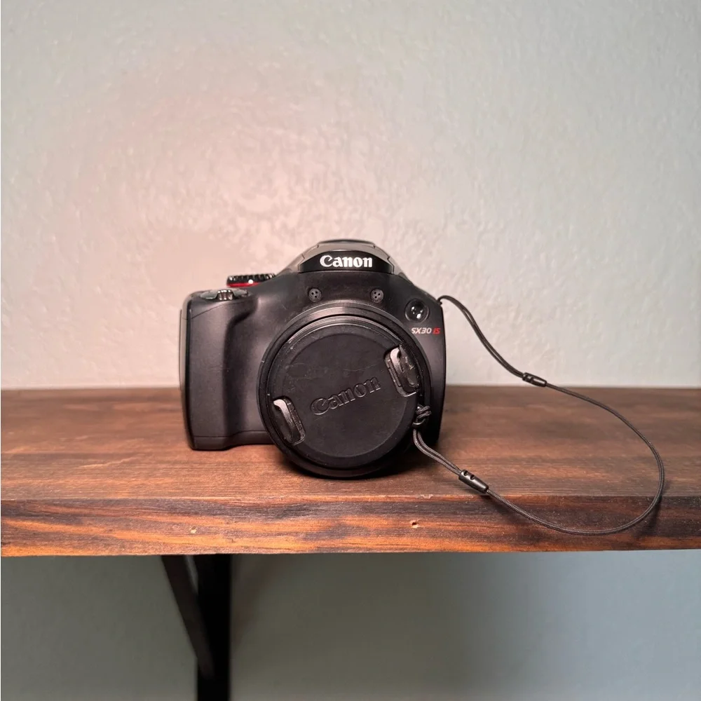Canon PowerShot SX30IS Black Digital Camera